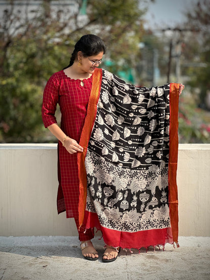 OBK0185 SAMSKRUTHI - Maroon