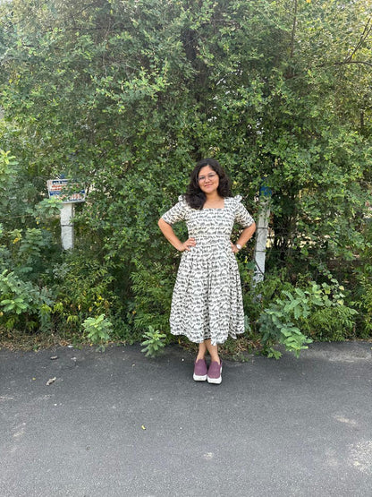 OBK0020 Grey animals Midi