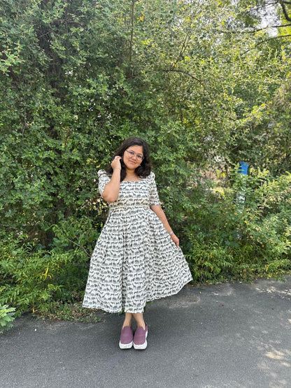 OBK0020 Grey animals Midi