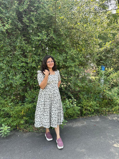 OBK0020 Grey animals Midi